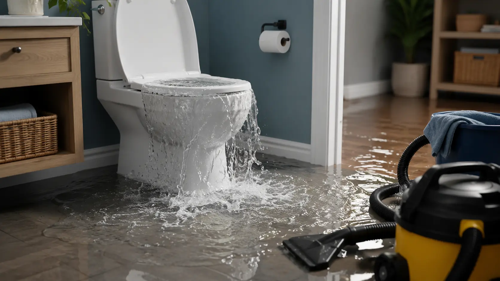 WC qui Déborde : Gestes d'Urgence et Comment Éviter les Dégâts des Eaux